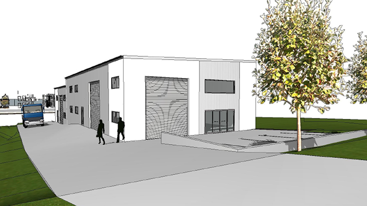 Construction of commercial laundromat in Maleny using Tilt Panel